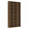 CD-hylly ruskea tammi 102x23x177,5 cm tekninen puu