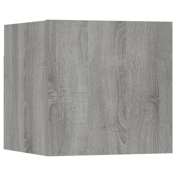 Harmaa seinäkiinnitettävät tv-kaapit Elivia 30,5x30x30cm (2 kpl sonoma)
