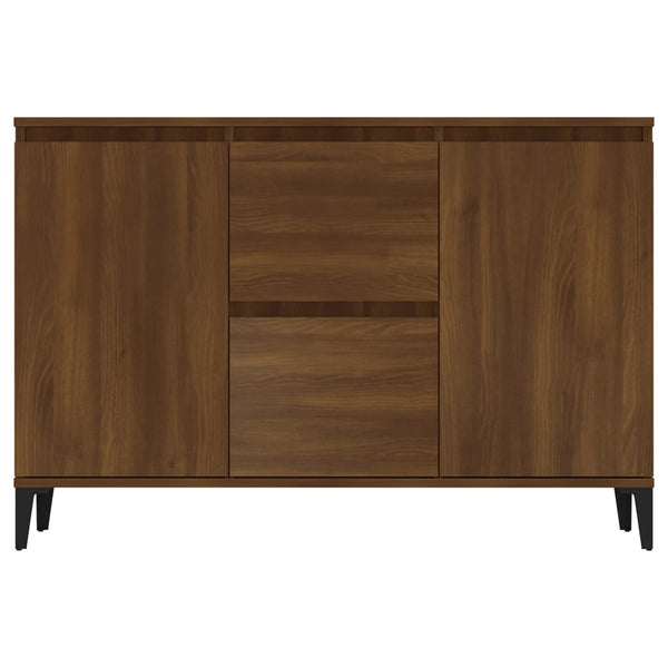 Senkki ruskea tammi 104x35x70 cm tekninen puu