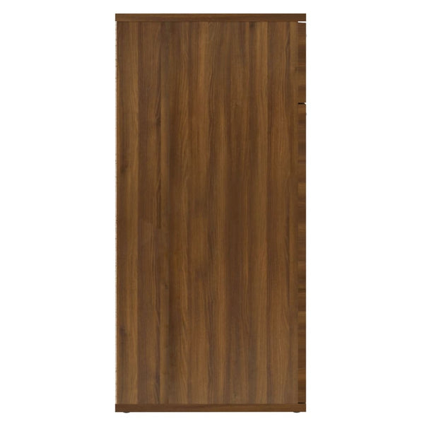 Senkki ruskea tammi 80x36x75 cm tekninen puu