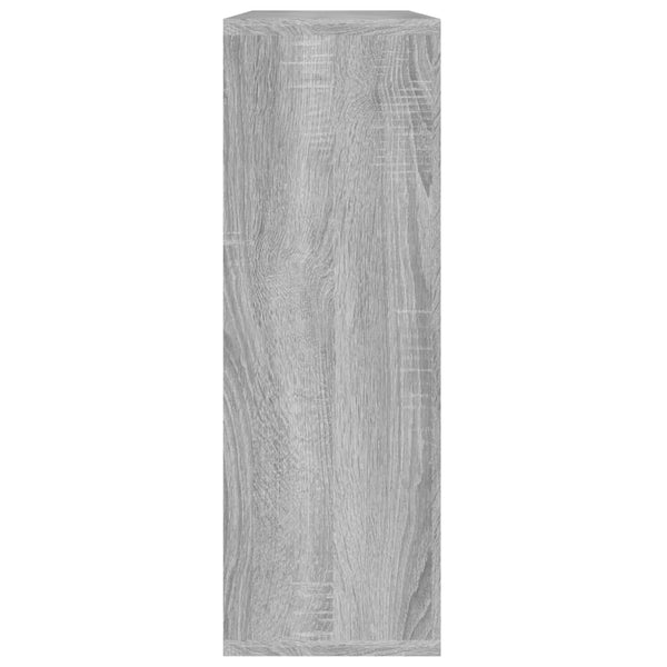 Seinähylly harmaa Sonoma 104x20x58,5 cm tekninen puu