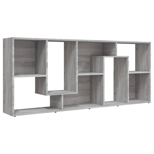 Kirjahylly harmaa Sonoma 67x24x161 cm tekninen puu
