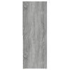 Kirjahylly harmaa Sonoma 67x24x161 cm tekninen puu