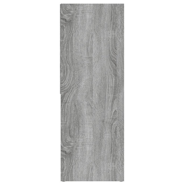 Kirjahylly harmaa Sonoma 67x24x161 cm tekninen puu
