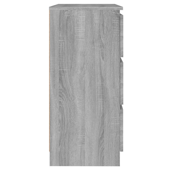 Senkki harmaa Sonoma 60x35x76 cm tekninen puu