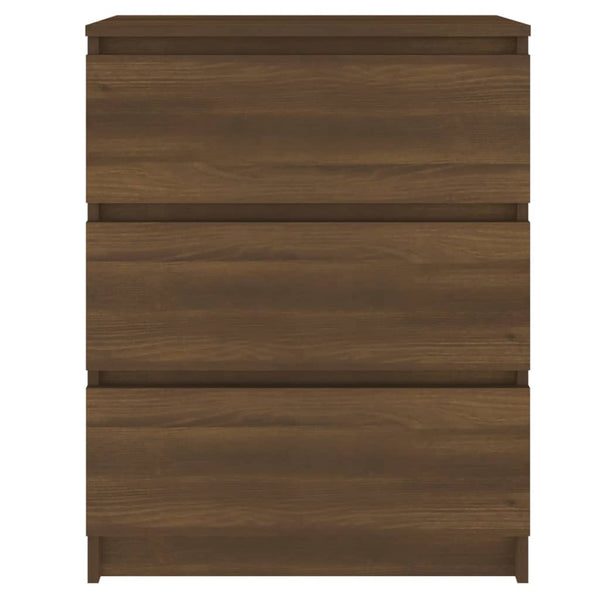 Senkki ruskea tammi 60x35x76 cm tekninen puu