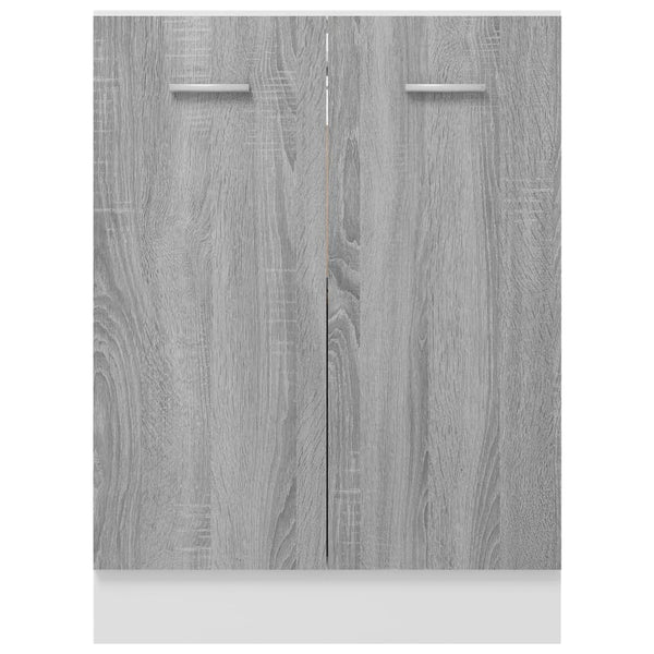 Alakaappi harmaa Sonoma 60x46x81,5 cm tekninen puu
