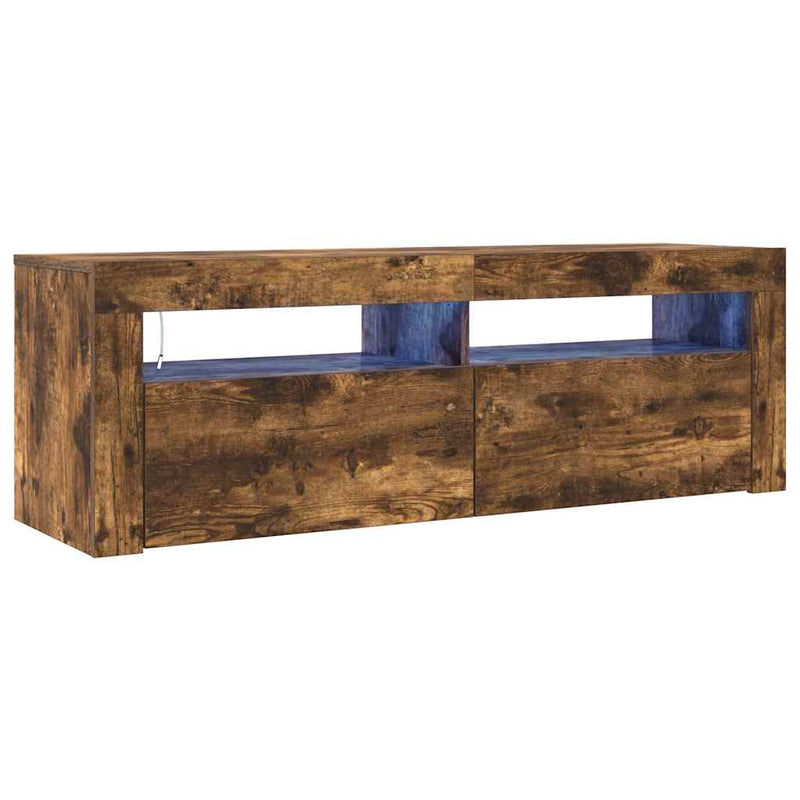 Savutammi tv-taso led-valoilla Nunut 120x35x40cm