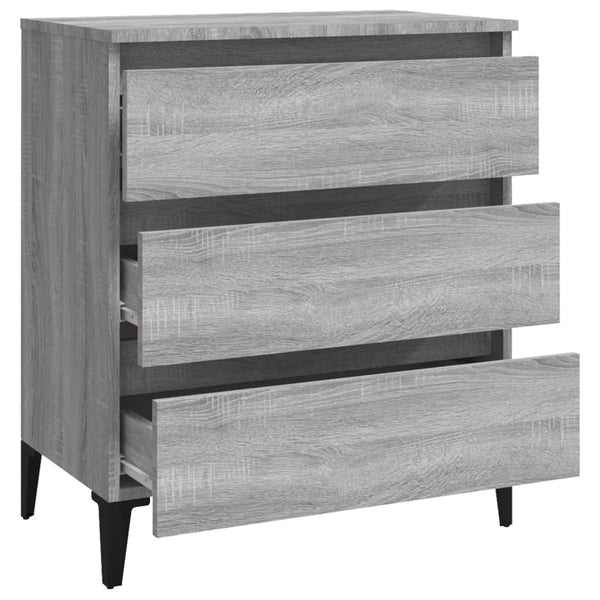 Senkki harmaa Sonoma 60x35x69 cm tekninen puu