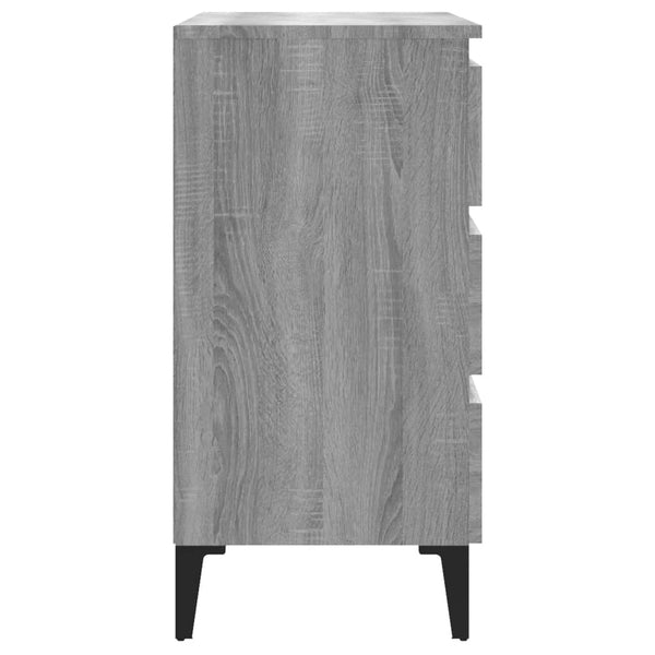 Senkki harmaa Sonoma 60x35x69 cm tekninen puu