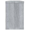 Seinäkuutiohyllyt 6 kpl harmaa Sonoma 60x15x23 cm tekninen puu