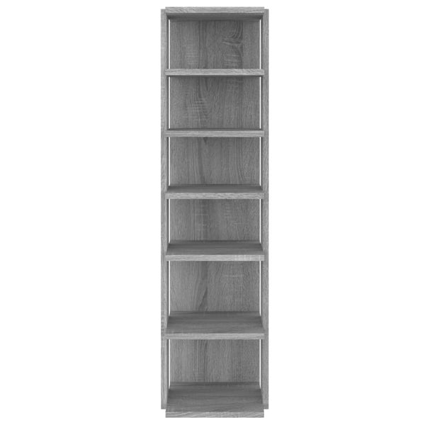 Kenkätelineet 2 kpl harmaa Sonoma 27,5x27x102 cm tekninen puu