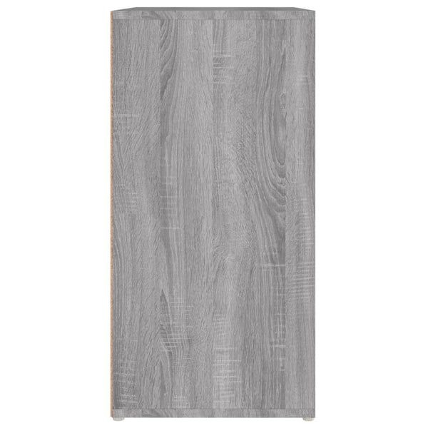 Kenkäteline harmaa Sonoma 60x35x70 cm tekninen puu