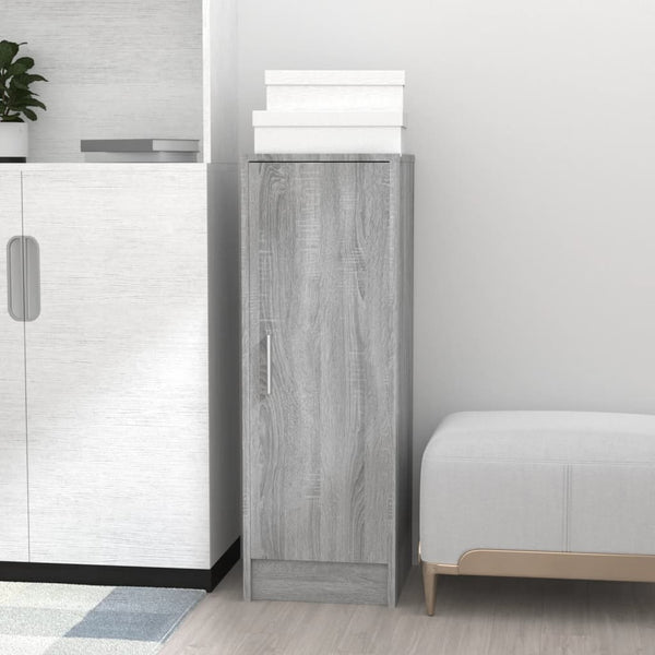 Kenkäteline harmaa Sonoma 32x35x92 cm tekninen puu