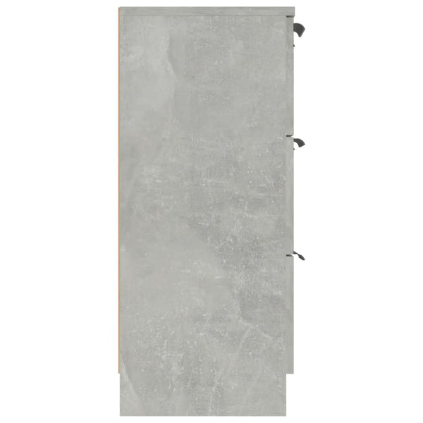 Senkki betoninharmaa 60x30x70 cm tekninen puu