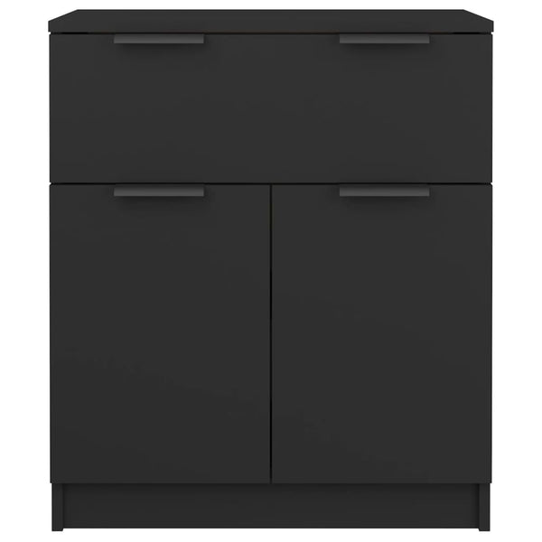 Senkki musta 60x30x70 cm tekninen puu