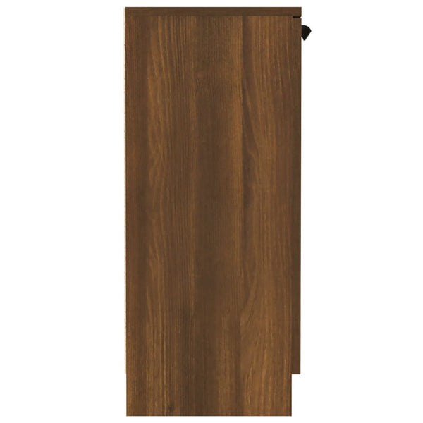 Senkki ruskea tammi 60x30x70 cm tekninen puu