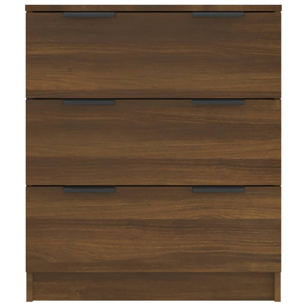 Senkki ruskea tammi 60x30x70 cm tekninen puu