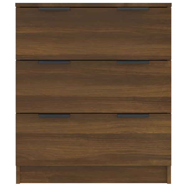 Senkki ruskea tammi 60x30x70 cm tekninen puu