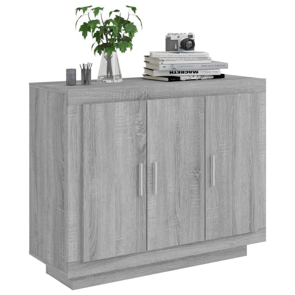 Senkki harmaa Sonoma 92x35x75 cm tekninen puu