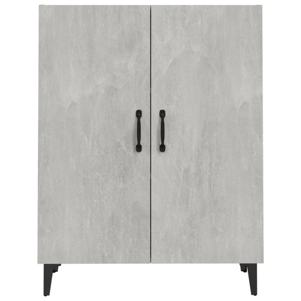 Senkki betoninharmaa 70x34x90 cm tekninen puu