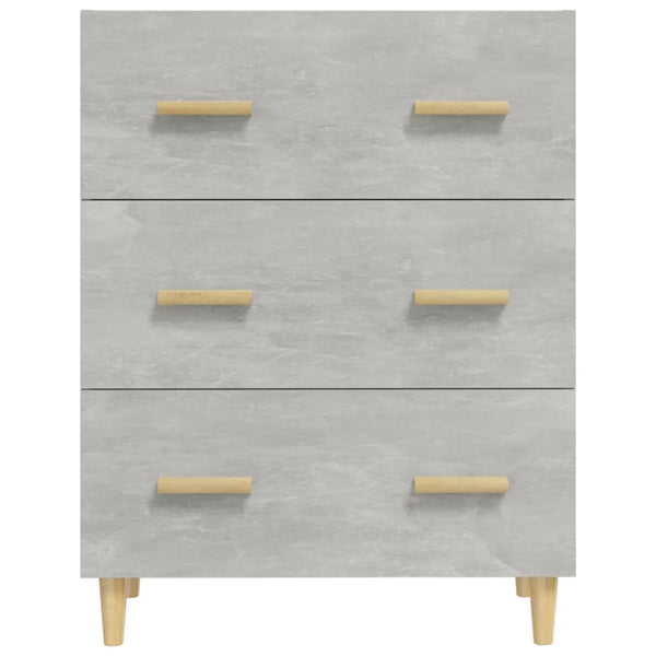 Senkki betoninharmaa 70x34x90 cm tekninen puu