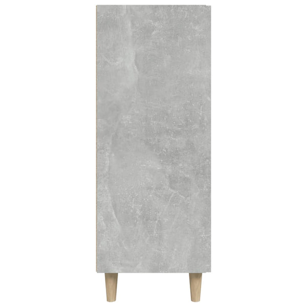 Senkki betoninharmaa 69,5x34x90 cm tekninen puu