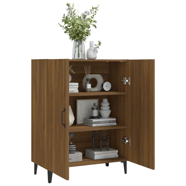 Senkki ruskea tammi 70x34x90 cm tekninen puu