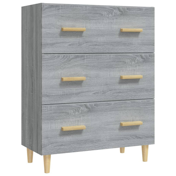 Senkki harmaa Sonoma 70x34x90 cm tekninen puu