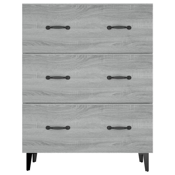 Senkki harmaa Sonoma 69,5x34x90 cm tekninen puu