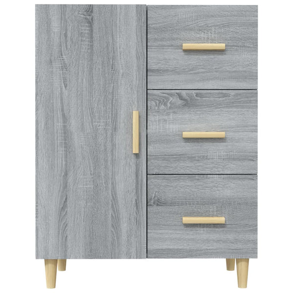 Senkki harmaa Sonoma 69,5x34x90 cm tekninen puu