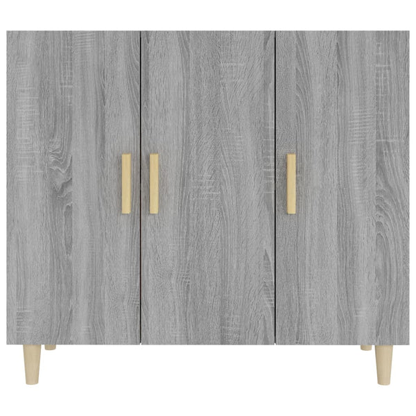 Senkki harmaa Sonoma 90x34x80 cm tekninen puu