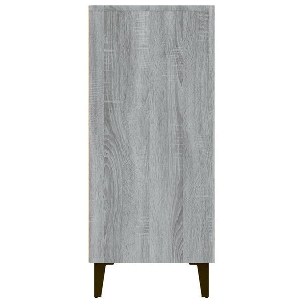 Senkki harmaa Sonoma 90x34x80 cm tekninen puu