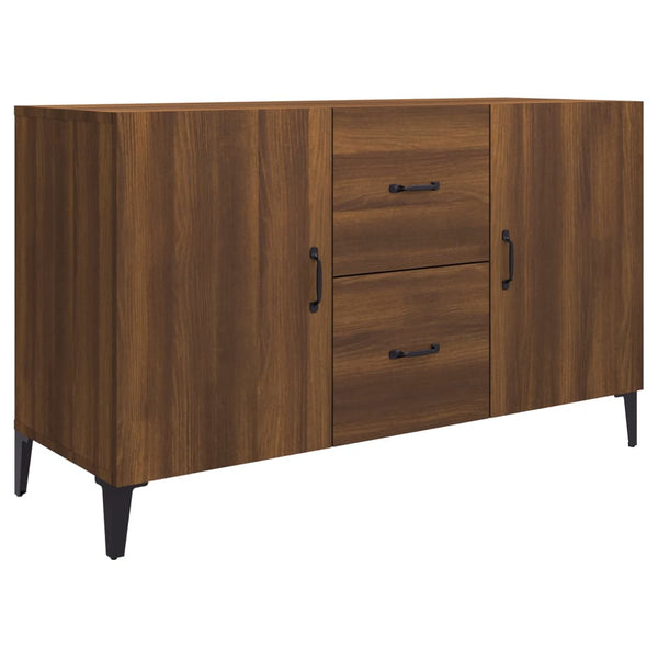 Senkki ruskea tammi 100x36x60 cm tekninen puu