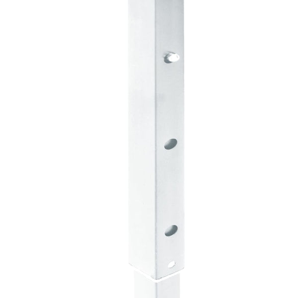 Kokoontaittuva juhlateltta sivuseinillä kerma 3x6 m