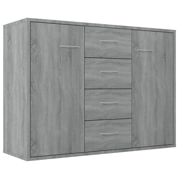 Senkki harmaa Sonoma 88x30x65 cm tekninen puu