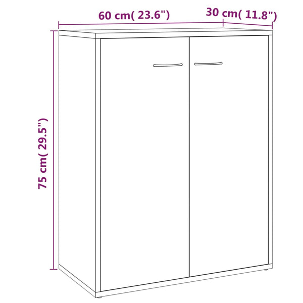 Senkki savutammi 60x30x75 cm tekninen puu