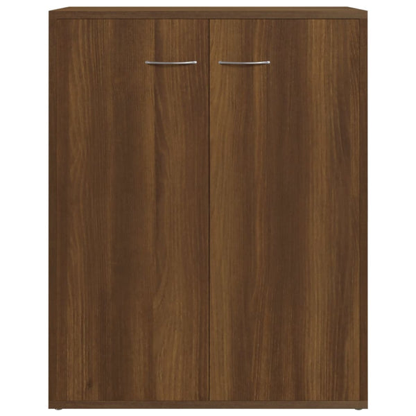 Senkki ruskea tammi 60x30x75 cm tekninen puu