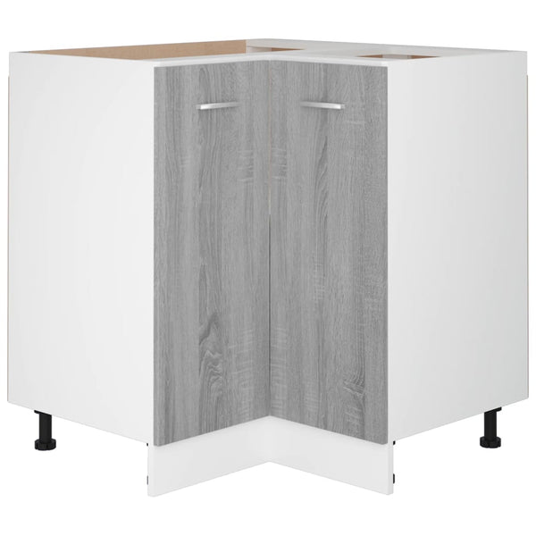 Harmaa keittiön kaappi Pompilas 75,5x75,5x81,5cm (puinen)