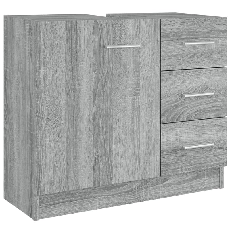 Harmaa allaskaappi Arethya 63x30x54cm (puinen)