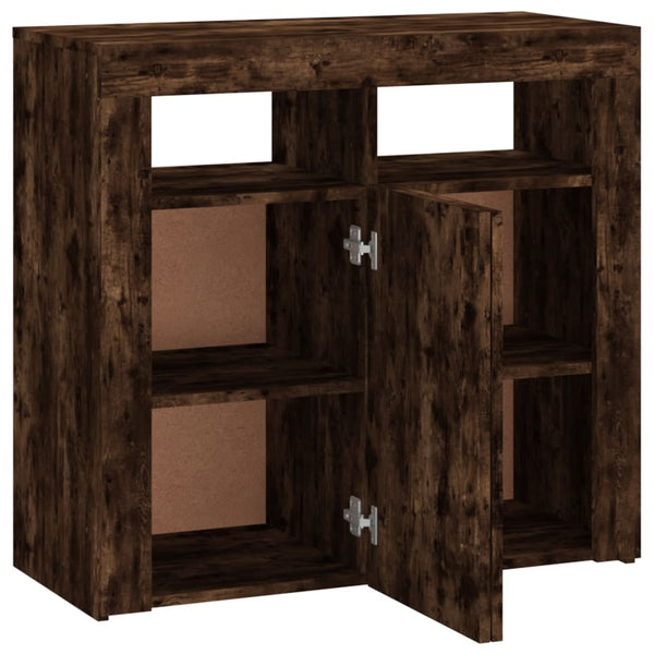 Senkki LED-valoilla savutammi 80x35x75 cm