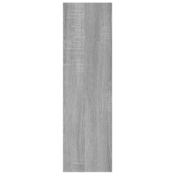 Seinähylly harmaa Sonoma 75x16x55 cm tekninen puu