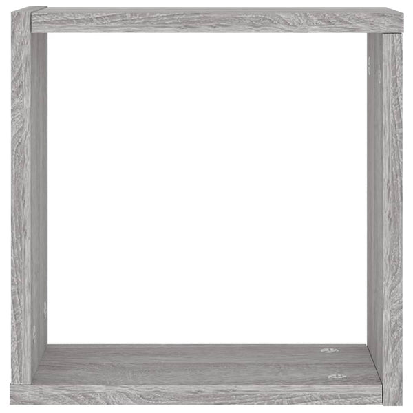 Harmaa sonoma wall cube hyllyt Annemona 30x15x30cm (6 kpl)