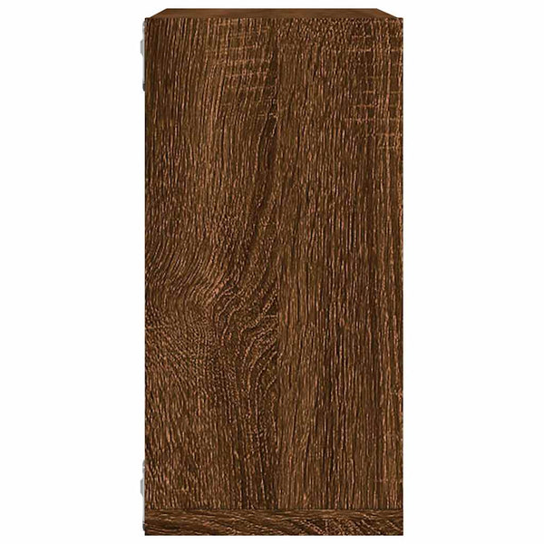Ruskea tammi kuutioseinähyllyt Annemona 30x15x30cm (4 kpl)