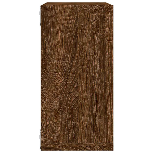 Ruskea tammi kuutioseinähyllyt Annemona 30x15x30cm (6 kpl)