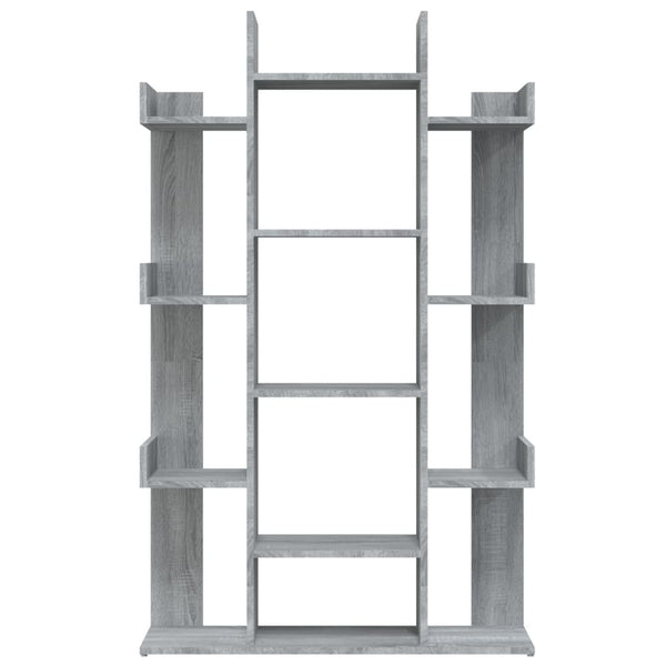 Kirjahylly harmaa Sonoma 86x25,5x140 cm tekninen puu