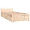 Sängynrunko laatikoilla 75x190 cm Small Single