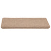 Itsekiinnittyvät porrasmatot 15 kpl 65x24,5x3,5 cm beige