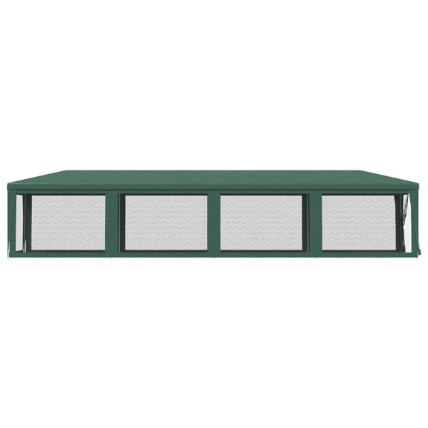 Juhlateltta 10 verkkosivuseinää vihreä 3x12 m HDPE