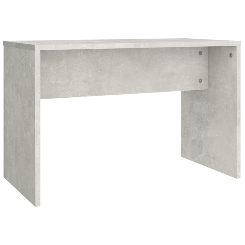Betoninharmaa meikkijakkara Rosario 70x35x45cm (puinen)